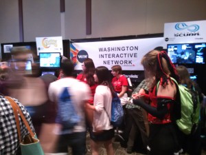 Washington Interactive Network booth was hopping all 4 days of PAX!